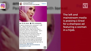 Shampoo Ad Features Woman in Hijab