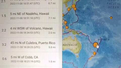 Earthquakes 6.8, 7.0, 6.6 Fiji Islands. Expect Larger Activity. As It Transfers Across The Plate.