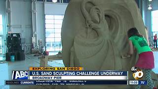 U.S. Sand Sculpting Challenge Underway