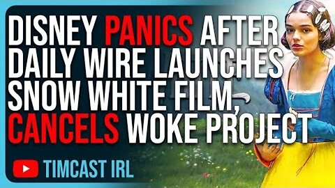 DISNEY PANICS AFTER DAILY WIRE LAUNCHES SNOW WHITE FILM, CANCELS WOKE PROJECT IN HILARIOUS BACKFIR..