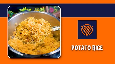 Potato Rice #potatorice #ricebath #Lunchboxreceipe #homemade #restaurantstyle #viral #trending