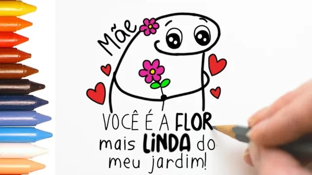 COMO DESENHAR UM DESENHO PARA DIA DAS MÃES #diadasmães