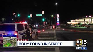 Man found dead in Phoenix intersection