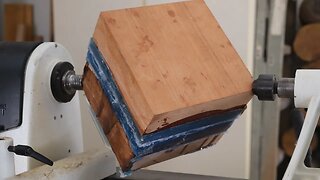 Wood Turning - Resin Cubed