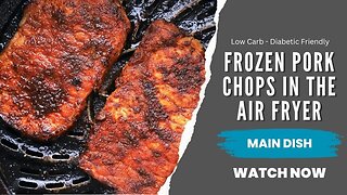 How to make Frozen Pork Chops in the Air Fryer Recipe | Air Fryer Recipes