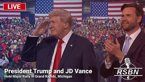 LIVE: President Trump and JD Vance Hold Major Rally in Grand Rapids, Michigan - 7/20/24 | Join Eric Trump, Navarro, Flynn, Kash, Julie Green, Amanda Grace & Team America October 17-18 In Selma, NC (Request Tix Via Text 918-851-0102)