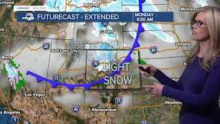 One more mild day, then more snow in Denver