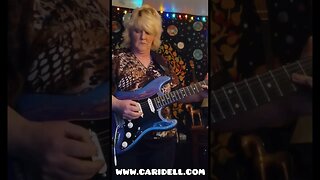 Still Got The Blues- Gary Moore guitar cover by Cari Dell female lead guitarist