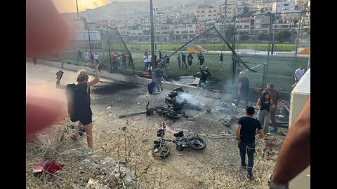 The Moment Hezbollah Bombs Muslim Children in a Playground