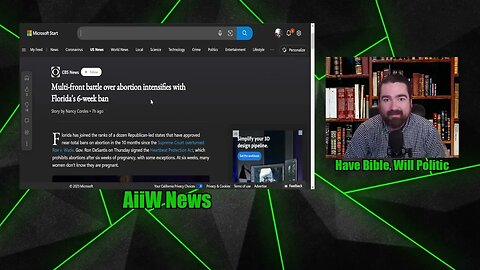 AiiW News Ep. 15: FL 6 wk Abort Ban - 4/14/23