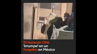 El huracán Otis daña un hospital de Acapulco