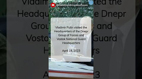 Trailer: President Putin Visits Dnepr Group of Forces & Vostok National Guard HQ