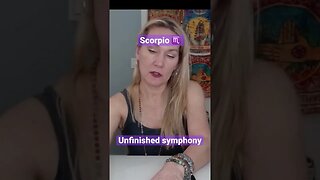 Scorpio ♏️ unfinished symphony tarot card reading #scorpio #shorts #tarot