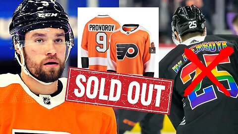 Ivan Provorov's Jersey SELLS OUT After Woke Mob Tries To CANCEL Him For Pride Night Protest
