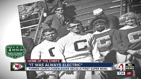 Former cheerleader recalls first Super Bowl