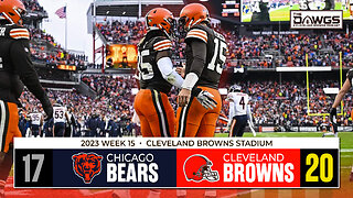Browns vs Bears - Week 15 Reaction Show | Cleveland Browns Podcast 2023