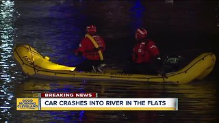 Rescue crews searching for truck in water