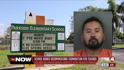 Collier teacher fired following arrest