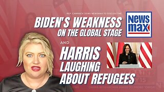 Rep. Cammack Joins Newsmax W/ Rep. Van Duyne To RIP VP Harris For Laughing About Ukrainian Refugees