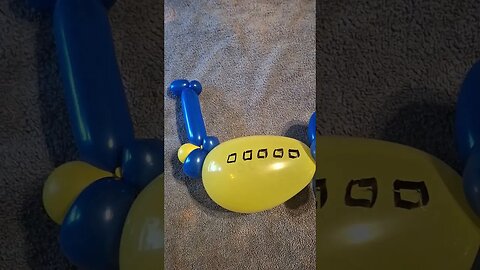 a cute balloon submarine