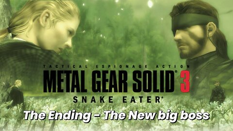 Metal Gear solid 3 Snake eater Walkthrough gameplay Part 9 The ending