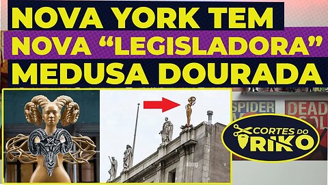 NOVA "LEGISLADORA" DE NOVA YORK É UMA ESTÁTUA DE MEDUSA DOURADA NO TRIBUNAL DE JUSTIÇA