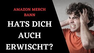 Amazon Merch hat dich gebannt? Das solltest du jetzt tun!