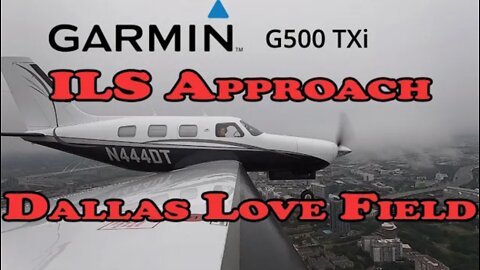 Garmin G500 TXi - ILS Approach to Dallas Love Field | PA46 Piper Malibu