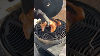 Smoked spatchcock turkey
