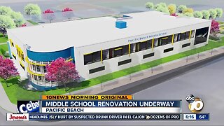 Construction begins on Pacific Beach Middle School upgrades