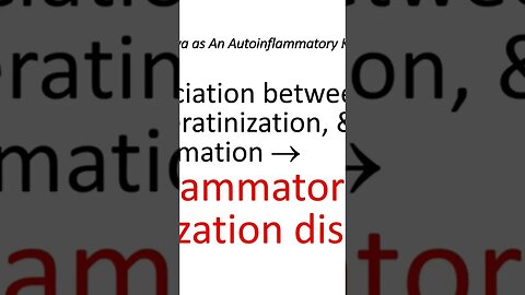 #shorts #HidradenitisSuppurativa as An Autoinflammatory Keratinization Disease