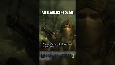 YOUNG OCELOT (SHALASHASKA) | Metal Gear Solid 3: Snake Eater #metalgearsolid3 #mgs3 #metalgear