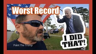 Joe Biden has to run on his record