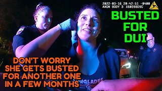 Florida Girl gets Busted for DUI - Palm Beach Gardens, Florida - March 3, 2023