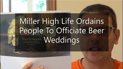 Miller High Life Is Ordaining People To Officiate Beer-Themed Weddings