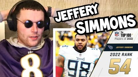 Rugby Player Reacts to JEFFERY SIMMONS (Tennessee Titans, DT) #54 NFL Top 100 Players in 2022