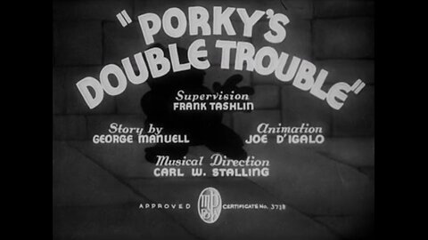 1937, 11-13, Looney Tunes, Porky’s Double Trouble