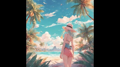 Beach vibe music for chilling, working, study, or relaxing