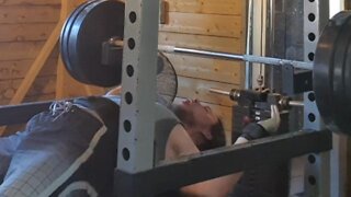 97.5 KGS x7 PAUSED BENCH PRESS. BIG ALL-TIME REP PR!