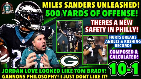 THATS HOW YOU UNLEASH MILES SANDERS! Reed Blankenship HOLY SH**! I HATE GANNONS SCHEME! 10-1 BABY!