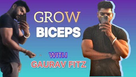How to Get Bigger Biceps Fast | Massive Arms Workout | Gaurav fitz #viral #viralvideo #biceps