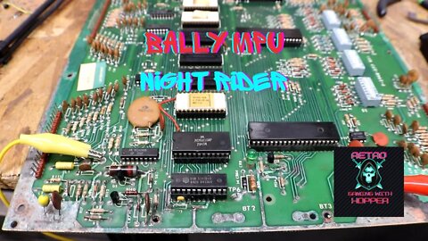 Bally Night Rider Solid State Pinball Machine / Working On The MPU / Ep 3