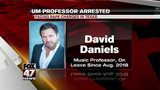 UM professor arrested