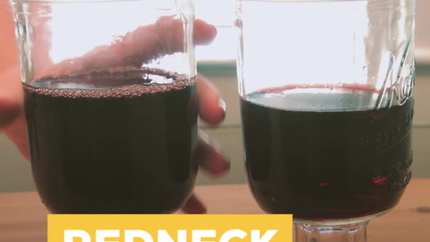 DIY Redneck Wine Glasses