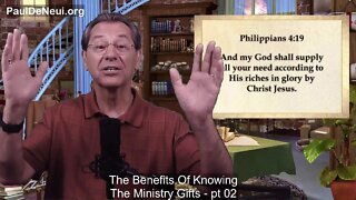 22.07.05 - The Benefits Of Knowing The Ministry Gifts - pt 02 with #pauldeneui