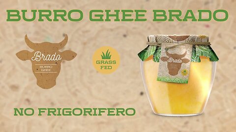 Burro Ghee BRADO Grass Fed BIO- Senza Caseina - Senza Lattosio - No Frigorifero