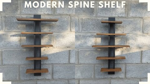 How to Make a Modern Transforming Spine Shelf - Modern Woodworking Projects