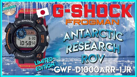 Japanese Royalty! | G-Shock Frogman L.E. Antarctic Research ROV GWF-D1000ARR-1JR Unbox & Review