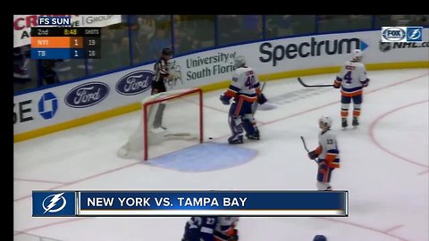 Andrei Vasilevskiy and Tyler Johnson key Tampa Bay Lightning's 4-2 win over New York Islanders
