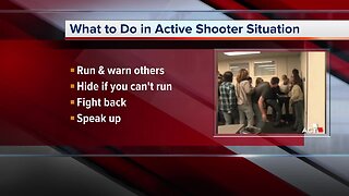 What to do in an active shooter situation